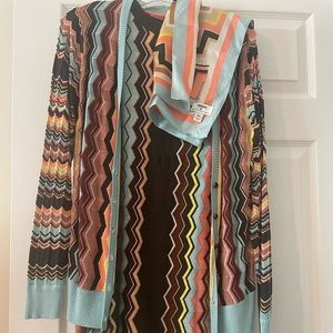 Super fun Missoni for Target set. Aqua and brown.